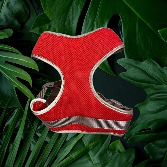 Red Adjustable Dog Harness - Picture 2 of 7